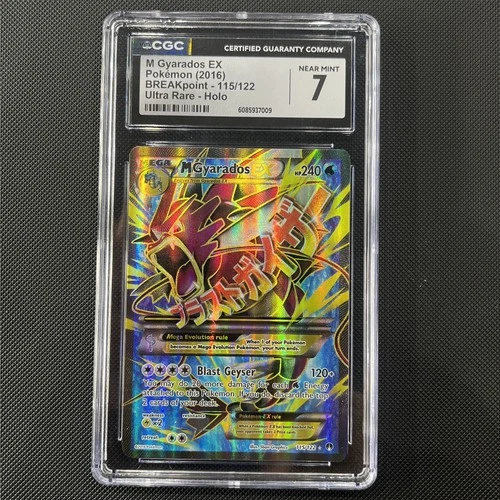 M Gyarados EX 115/122 BREAKpoint Pokémon TCG Card CGC 7 NM