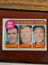1969 Topps - High # Syd O'Brien, Fred Wenz, Bill Conigliaro #628 (RC)