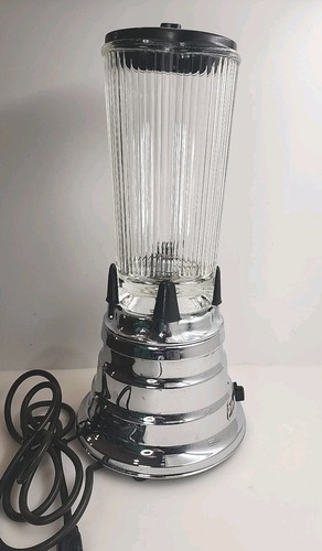 Licuadora Eléctrica Waring 702 Colmena Cromo 2 Velocidades Probada Funciona MCM EE. UU. - Imagen 6 de 11