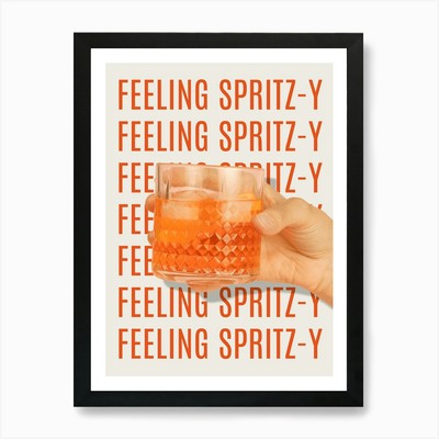 Aperol Spritz | Feeling Spritzy Bar gerahmtes Wandbild Poster Leinwanddruck Bild
