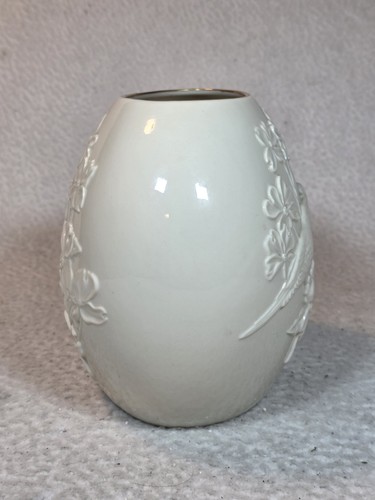 Vaso Lenox Quattro Stagioni Collezione Bordo Oro Colomba e Dogwood Albero Primavera - Foto 3 di 15