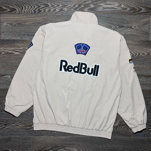 Vintage RED BULL Big Logo Deluxe Circuits Grand Prix Racing Jacket size XXLarge - Picture 2 of 19
