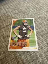 2010 Topps #169 Joe Haden Rookie RC Cleveland Browns football card. rookie card picture
