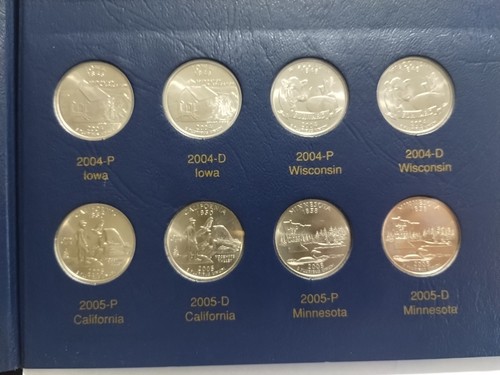 WASHINGTON STATEHOOD DC TERRITORIAL QUARTERS 1999 2009 WHITMAN 2821 UNCIRCULATED - Picture 12 of 21