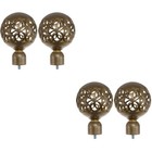 Set of 2 Endkappen Gardinenstange Gardinenstangenenden Vorhangzubehör