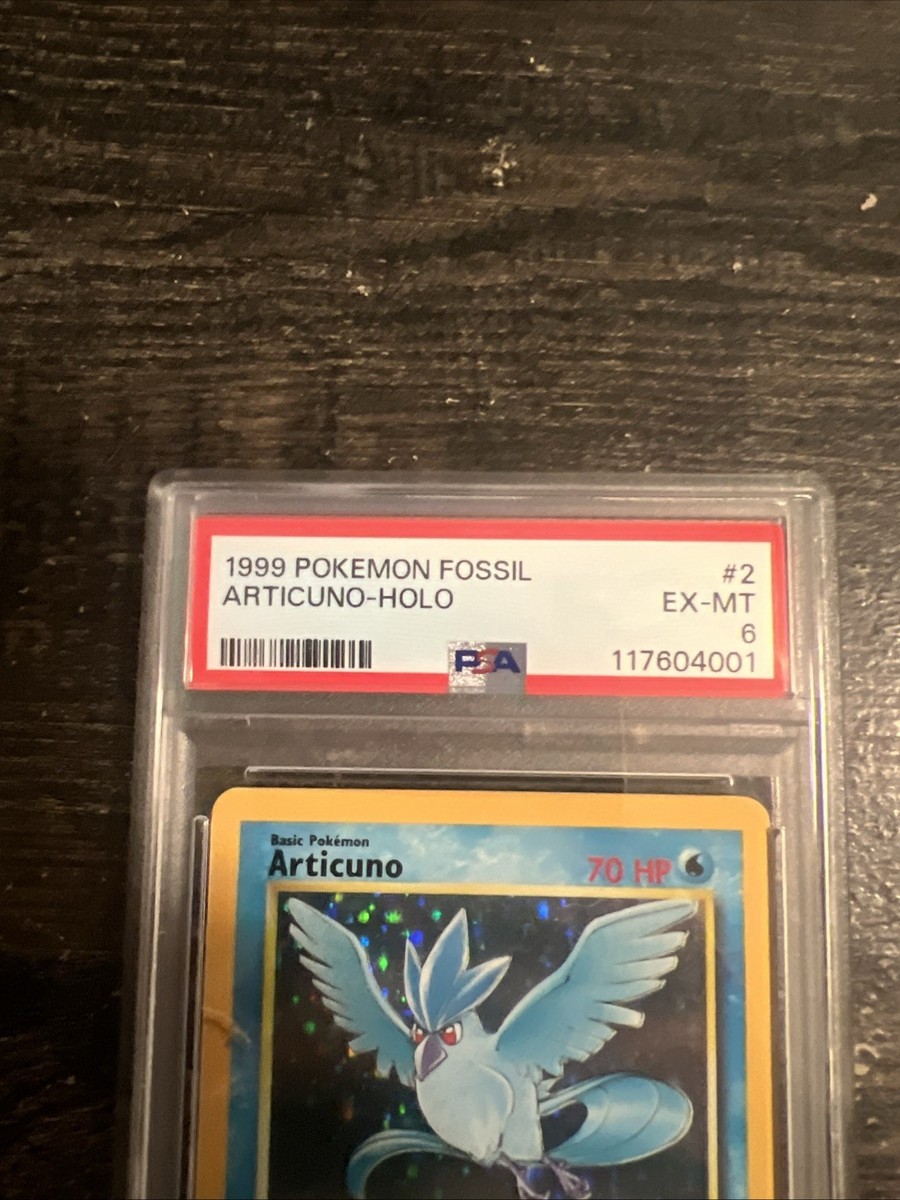 Pokmon TCG Articuno Fossil Holo Rare Card 2/62 1999 | eBay