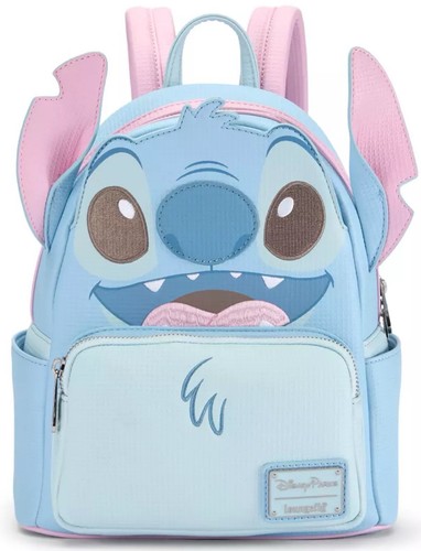 Mochila Bolso Disney Park Lilo And Stitch Loungefly Pastel 2025 Puntada Cara Nueva con Etiquetas