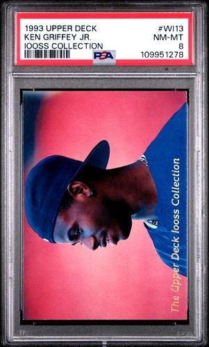 1993 Upper Deck " looss collection " #WI 13 Ken Griffey Jr. 🔥PSA 8🔥 Mariners⚾ - Picture 3 of 8