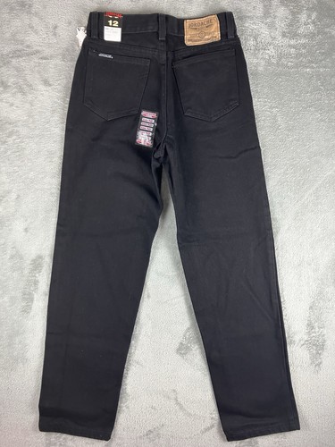 Vintage 90s Jordache Boys Black Jeans Size 12 Style 25-B101 Straight Fit NWT - Picture 5 of 7