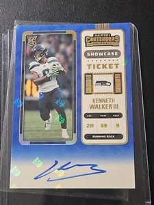 2022 Panini Contenders - Rookie Ticket RPS Kenneth Walker III #126 Showcase...
