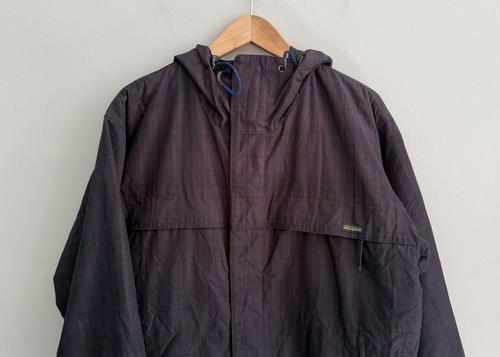 Giacca vintage John Rich & Bros Woolrich a quadri con cappuccio e zip intera tasche uomo L - Foto 3 di 13