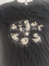 SIGUR ROS  MEN'S Black Tee T-shirt Gray Logo M MEDIUM Rare? 