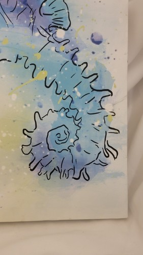 Cuadro tropical Aloha Boho 16 pulgadas x 12 pulgadas acuarela sobre lienzo  - Imagen 23 de 24