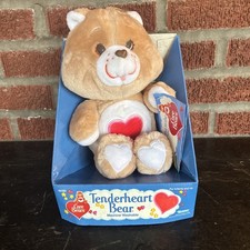 Tenderheart Care Bear In Box 1984 Kenner Plush Vintage Stuffed Animal