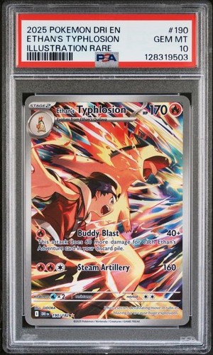 Ethan's Typhlosion 190/182 SV10: Destined Rivals - PSA 10 - Picture 1 of 2