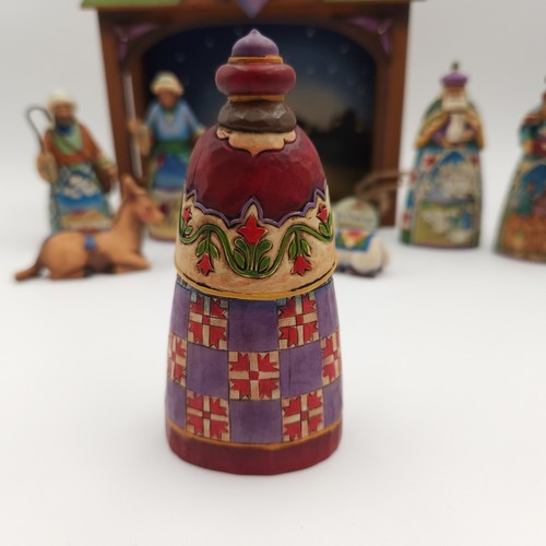 2007 Jim Shore 10 Pc Set Mini Nativity Scene Heartwood Creek Christmas Manger - Picture 8 of 24