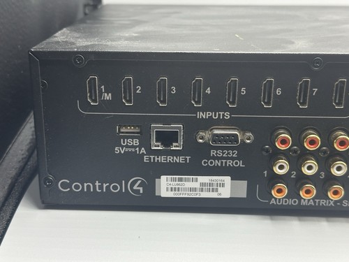 Control4 C4-LU862D 4K Ultra HD 8x8 AV Matrix Switch 4K LU HDMI w/ Downmixing - Picture 3 of 6