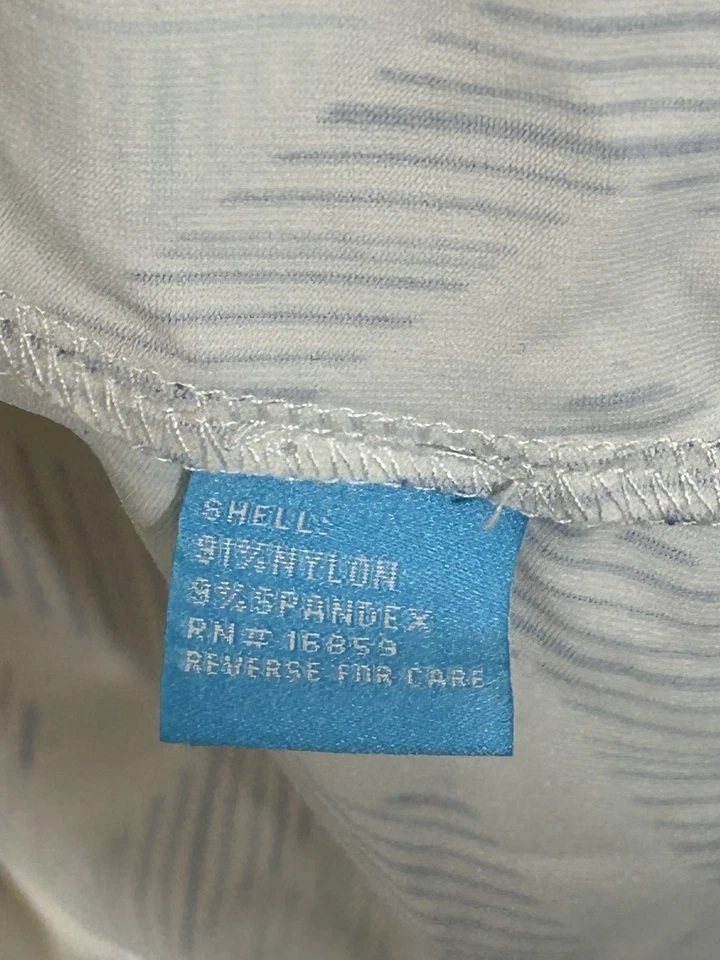 Pullover de tela J. McLaughlin para damas con cremallera de cuarto XL azul verde con cremallera Catalina Foto 4 de 4