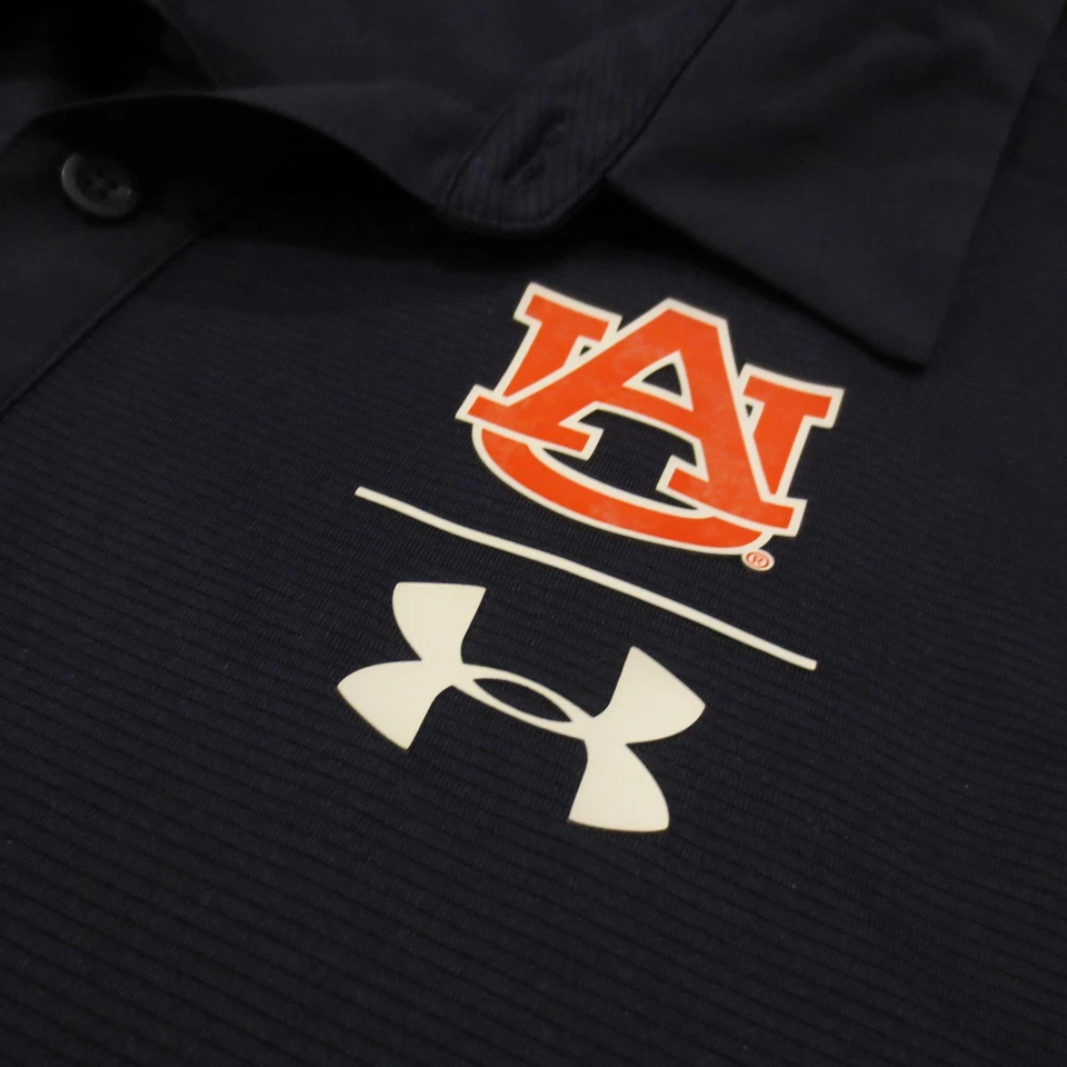 Auburn Tigers Shirt Polo Mens 3XL Navy College Football Short Sleeve Gameday - Image 4 of 4