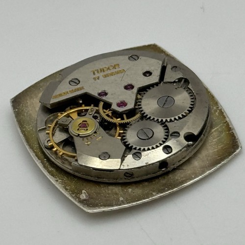 Movimiento de reloj vintage de cuerda manual con agujas esfera de buen equilibrio Tudor 2422 23,6 mm - Imagen 14 de 20