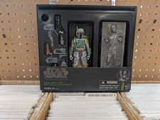 Star Wars Black Series Boba Fett And Han Solo In Carbonite SDCC 2013 Exclusive