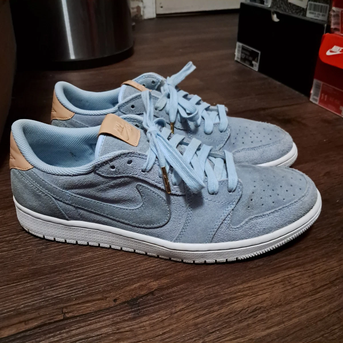 シューズ(男性用) NIKE AIR JORDAN 1 RETRO LOW / HIGH OG 28 Jordan 1 Retro OG Premium Low Ice Blue for Sale | Authenticity