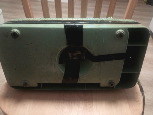 Vintage 50er Jahre Singer tragbare Nähmaschine grün 185J mit Koffer KANADA GETESTET - Bild 9 von 12