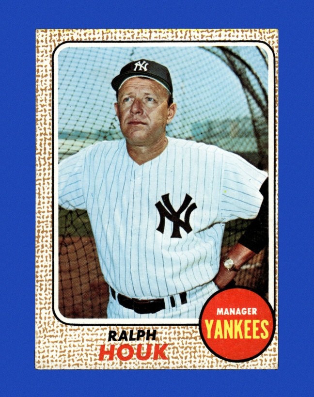 1968 Topps Set-Break # 47 Ralph Houk EX-EXMINT *GMCARDS*