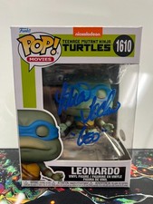 ¡Funko Pop Brian Tochi firmado por JSA! Películas: TMNT Leonardo #1610