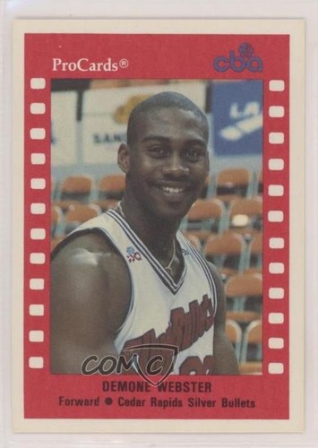 1990-91 ProCards CBA Demone Webster #25