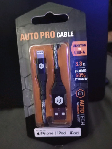 *BRAND NEW AUTO TECH AUTO PRO CABLE BRAIDED 3.3 FEET - Picture 3 of 5