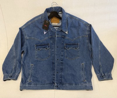 Levi's Premium Denim Western Trucker Jacket Men Color Medium