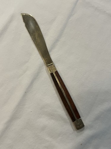 Vintage Jean-Claude Brass and Teak Wood Rosewood Flatware Your Choice MCM - Picture 20 of 42