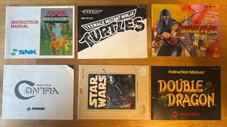 Lot of NES Instruction Booklet Directions