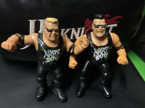 Nasty Boys 1991 WWF Hasbro Series 3 Brian Knobs,Je...