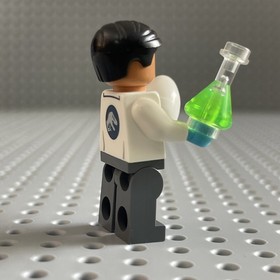 LEGO Dr. Henry Wu Minifigure White Lab Coat Jurassic World jw015 75919 (2015)
