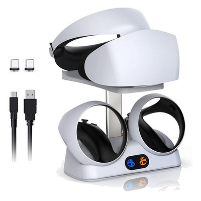 Ladestation für PSVR2-Controller mit Headset-Halter, Virtual-Reality-Ladest2209