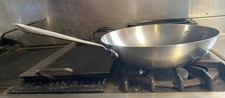 ALL-CLAD 12” Diameter Original  Stainless Series Chef’s Wok Pan, USA Made