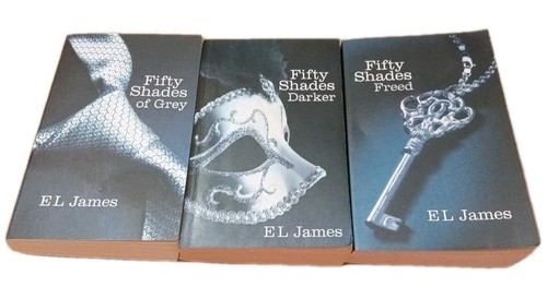 3 x Fifty Shades of Grey Trilogy El James Paperback Erotic Romance Adult Fiction - Picture 1 of 12