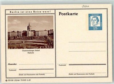 10399839 - 1000 Charlottenburg Charlottenburg Palace Postcard