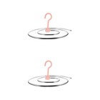  2 stücke Mehrzweck winddichte Spiralwäsche-Trocknungs-Rack-Aufhänger für großes