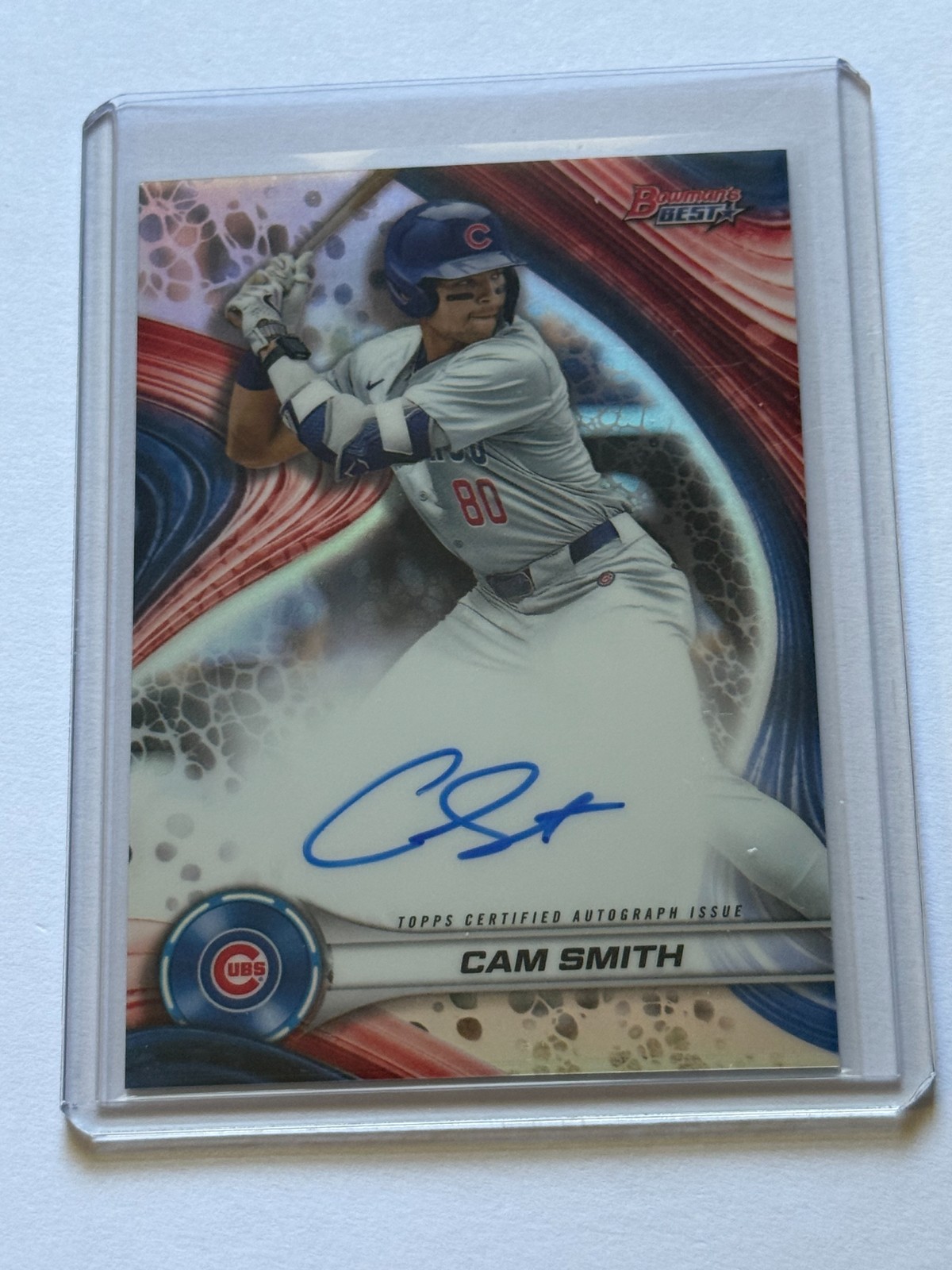 2024 Bowman's Best Best of 2024 Autographs Cam Smith Refractor (AU, RC)