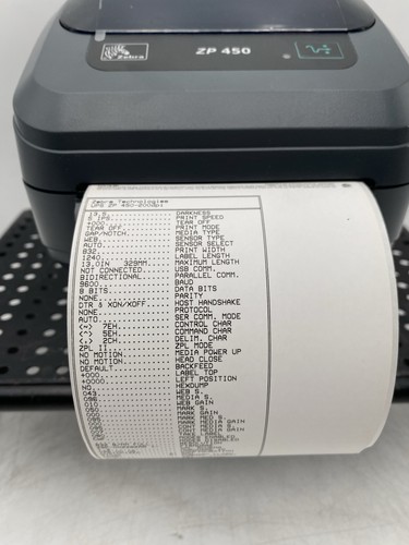 Zebra ZP450 Thermal Label Printer with Power Cable TESTED - 第 2/10 張圖片