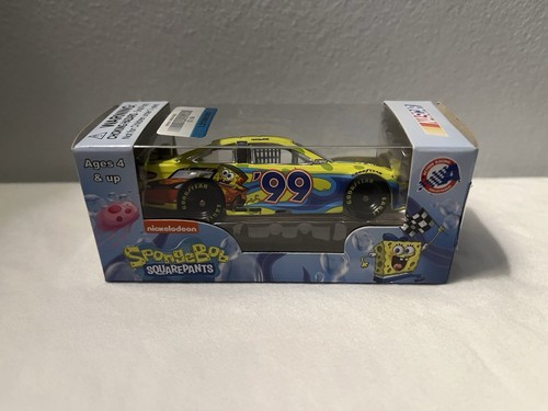 RARE 2016 NASCAR SpongeBob SquarePants #99 Promo 1/64 Scale Lionel Diecast - Picture 2 of 2