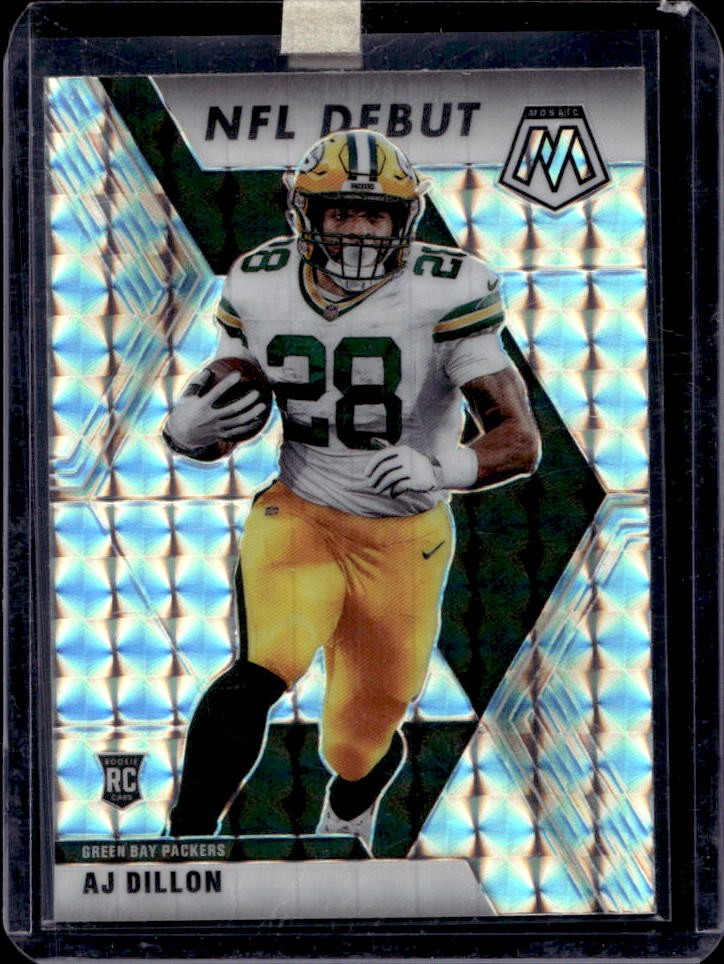 2020 Mosaic AJ Dillon Mosaic Prizm Rookie RC #279 Packers