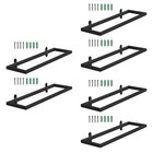  3 Count Kitchen Rack Wall Mounted Display Shelf Simple Style Storage