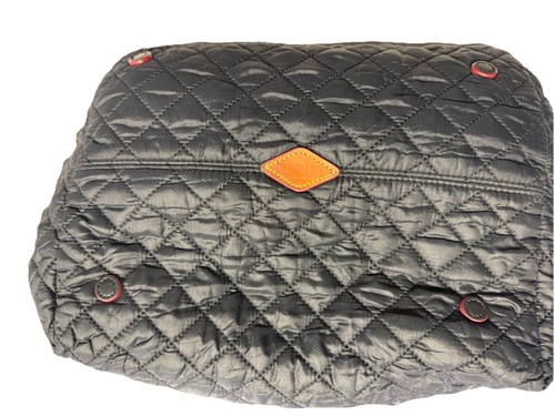 MZ WALLACE Tote Bag Black Quilted Nylon Lightweight - Picture 8 of 14
