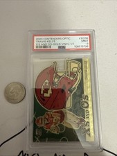2023 Panini Contenders Optic XS and OS Travis Kelce #XO-38 Gold Vinyl Prizm /1