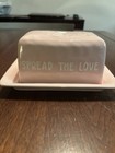 Pink Butter Dish Spread The Love Harvest Green Studio Stoneware