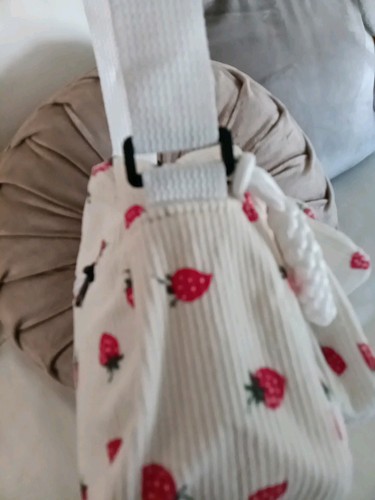 Lustige modische Umhängetasche Schulterriemen Handtasche Wild Strawberry Print Cord - Bild 10 von 24